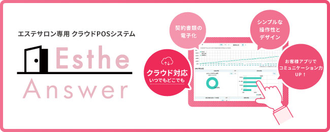 エステサロン専用POSシステム エステアンサー